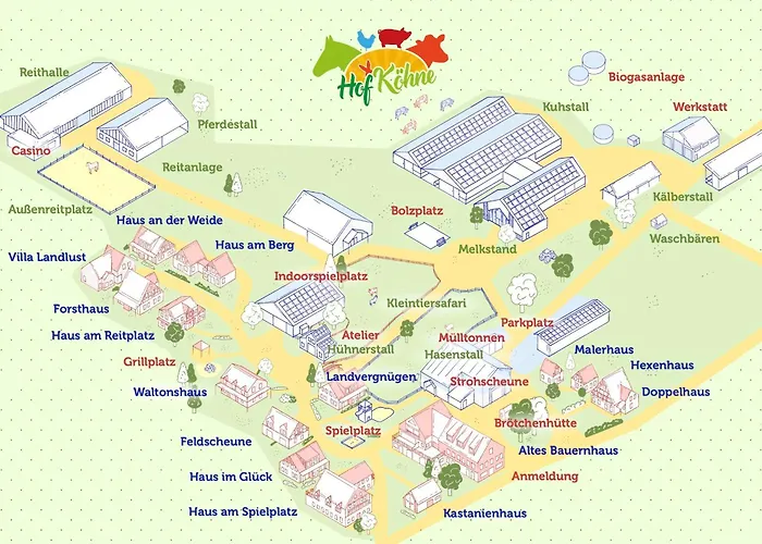 Haustierfreundliches Hotel: Hof Köhne - Haus an der Weide rechts